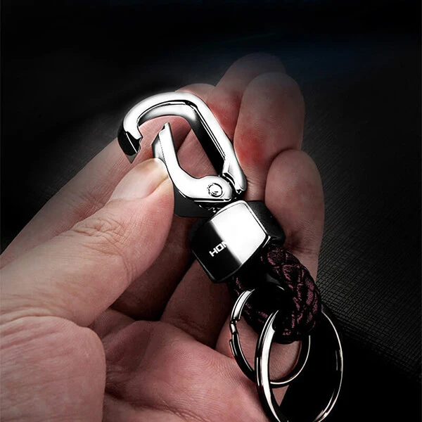 Móc khóa ô tô Honest BCK2-563 dây da Móc khóa ô tô Honest BCK2-563 dây da