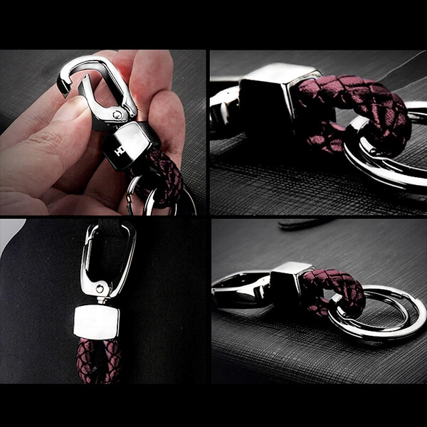 Móc khóa ô tô Honest BCK2-563 dây da Móc khóa ô tô Honest BCK2-563 dây da