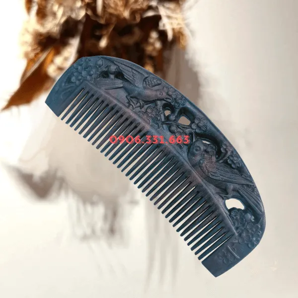 Lược gỗ đàn hương khắc đôi chim uyên ương: Món quà tinh tế và ý nghĩa cho cặp đôi