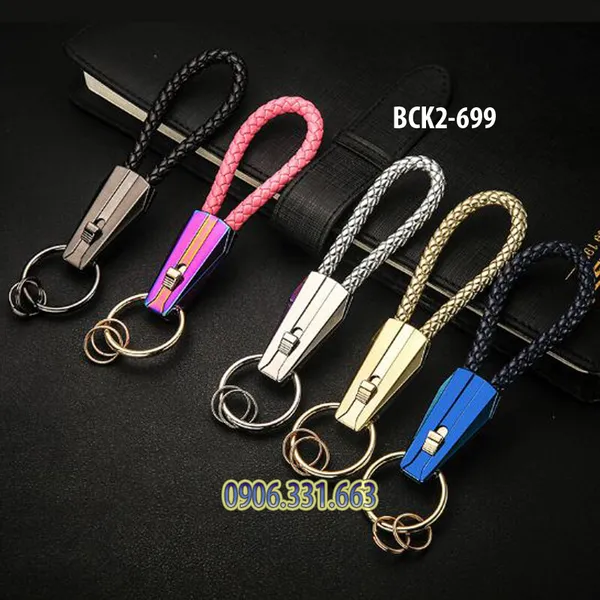 Móc chìa khóa dây da Honest BCK2-699