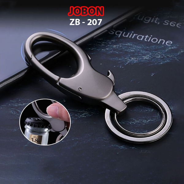 Móc khóa cao cấp Jobon ZB-207 màu đen