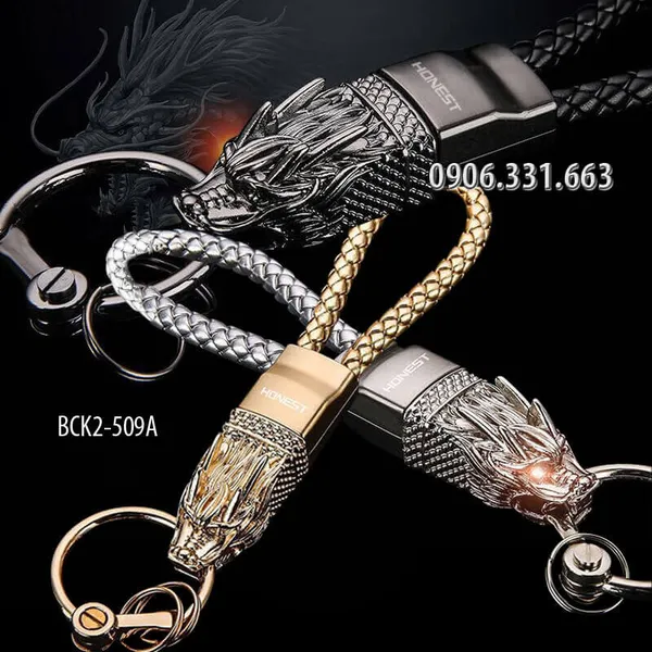 Móc khóa dây da BCK2-509A