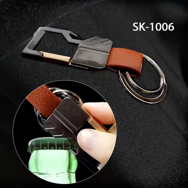 Móc khóa dây da đa năng SK-1006