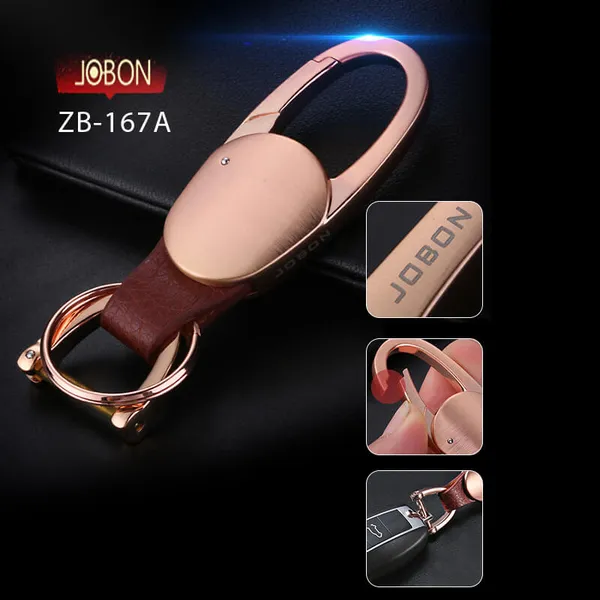 Móc khóa đeo thắt lưng Jobon ZB-167A màu vàng