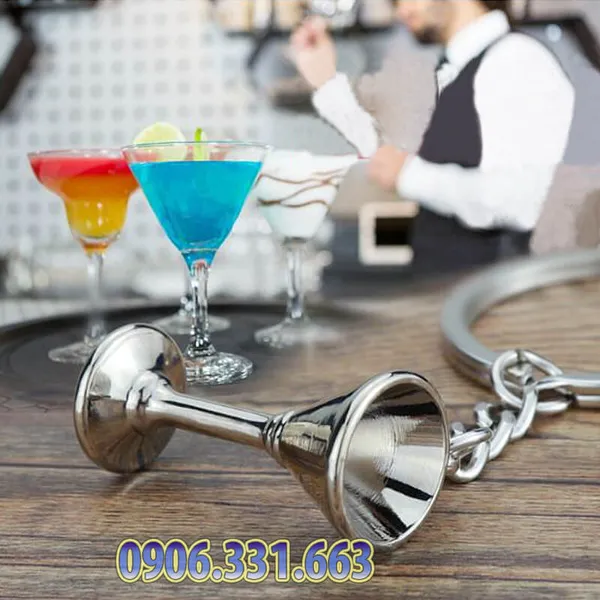 Móc khóa dụng cụ pha chế