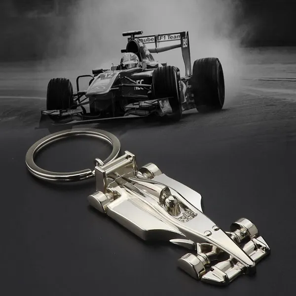 Móc khóa kim loại xe đua f1