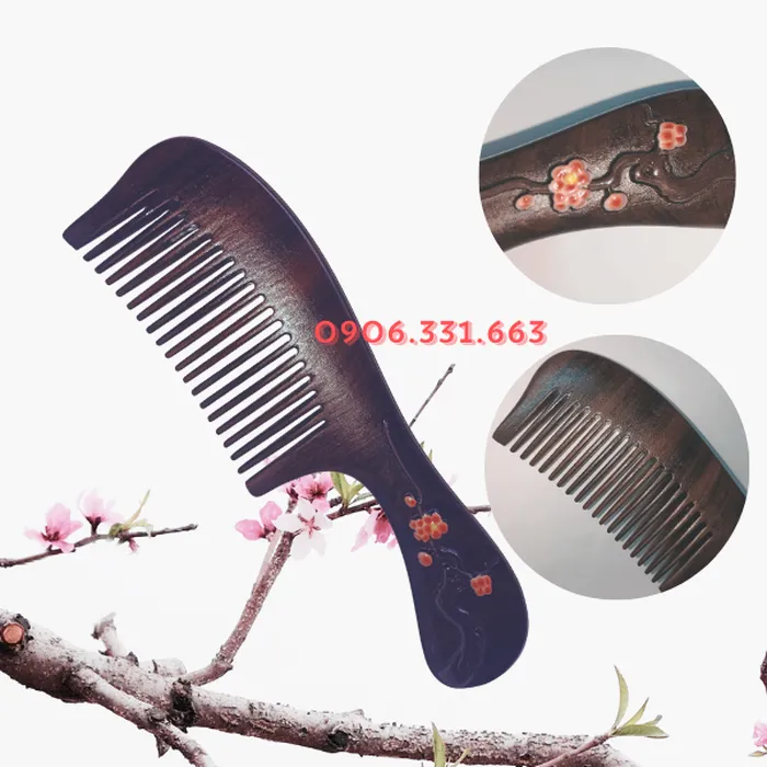 Lược gỗ đàn hương hoa đào: Món quà sang trọng và ý nghĩa dành tặng người thân