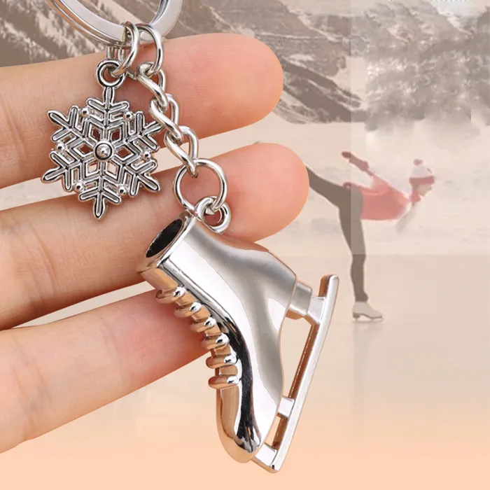 Móc khóa giầy trượt tuyết