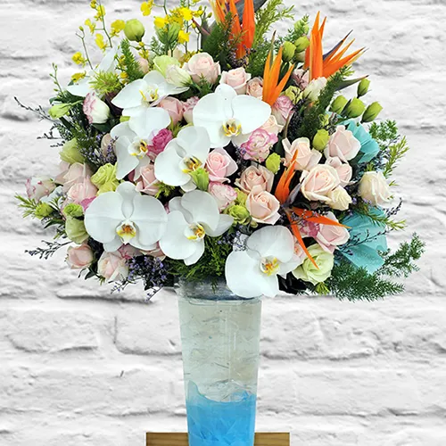 Bình Hoa Tặng Chúc Mừng 01