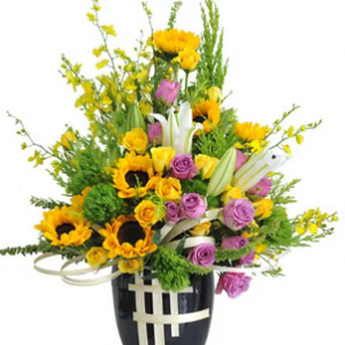 Bình Hoa Tặng Chúc Mừng 19