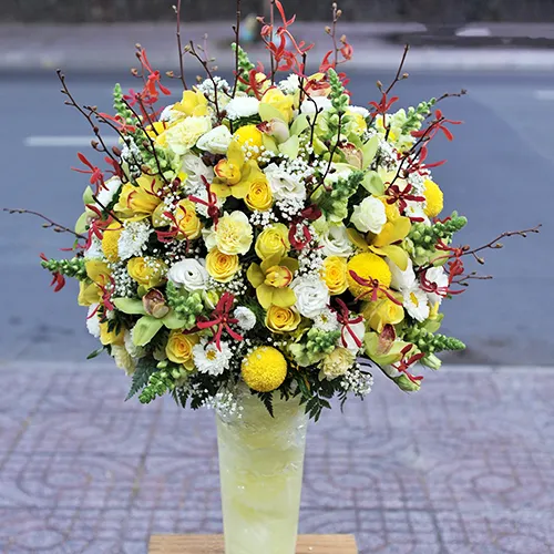 Bình Hoa Tặng Chúc Mừng 32