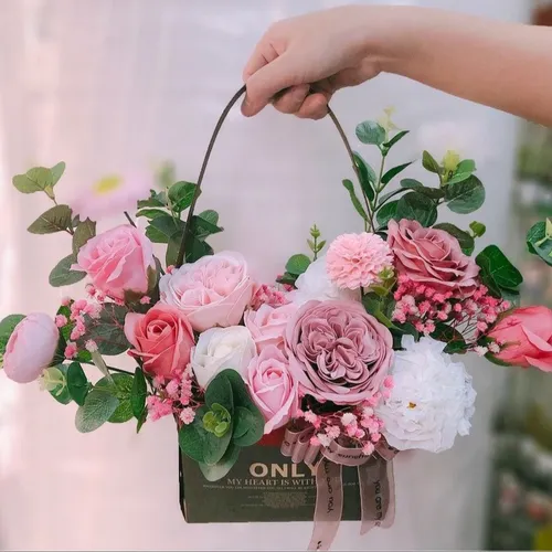 Giỏ Hoa Sáp Việt Nam 06