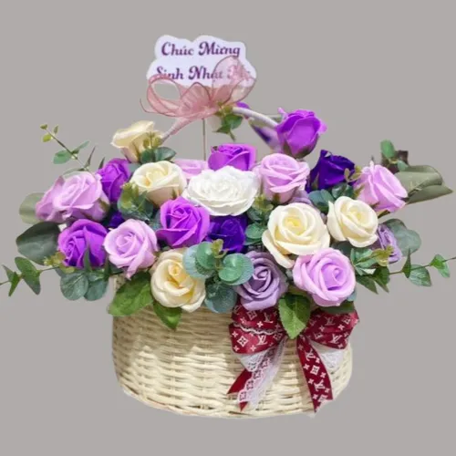 Giỏ Hoa Sáp Việt Nam 19