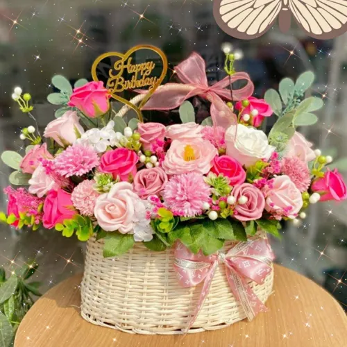 Giỏ Hoa Sáp Việt Nam 30