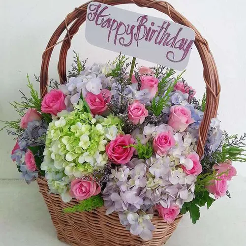 Giỏ Tặng Hoa Chúc Mừng 12