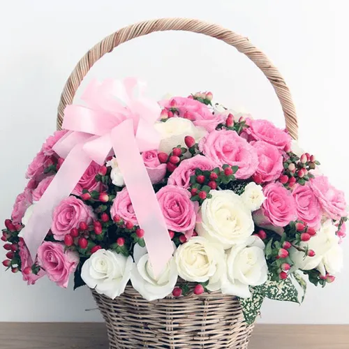 Giỏ Tặng Hoa Chúc Mừng 19