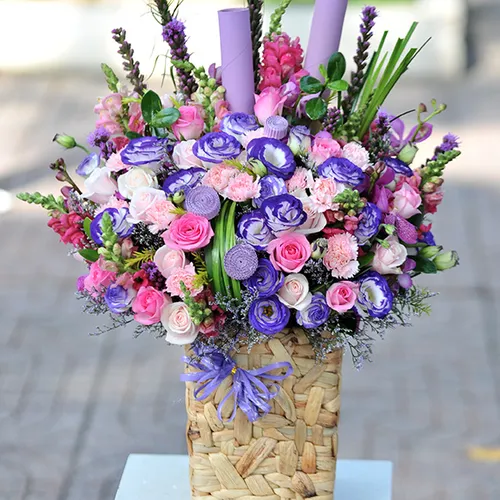 Giỏ Tặng Hoa Chúc Mừng 25