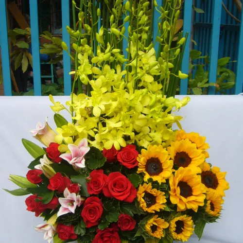 Hộp Hoa Tươi Chúc Mừng 09