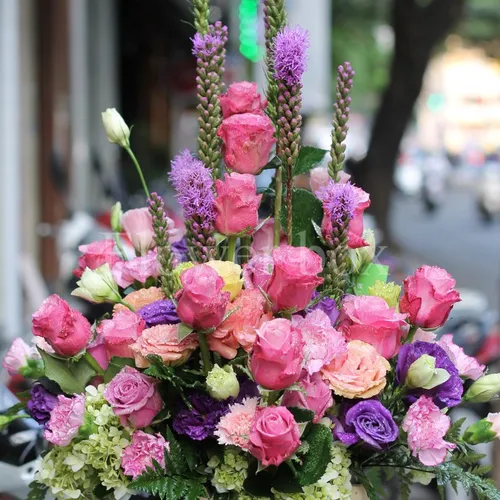 Hộp Hoa Tươi Chúc Mừng 14