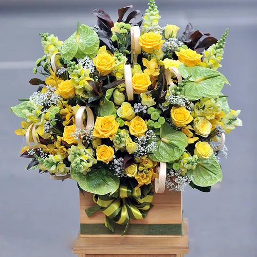 Hộp Hoa Tươi Chúc Mừng 38