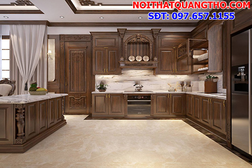 Mẫu Tủ Bếp Gỗ Đẹp 2021 Mẫu Tủ Bếp Gỗ Đẹp 2021