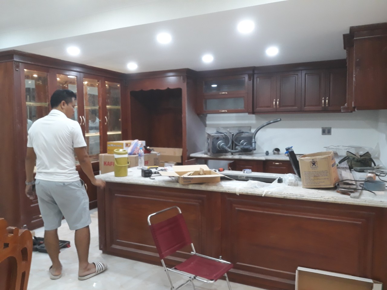 Mẫu Tủ Bếp Gỗ Đẹp Mẫu Tủ Bếp Gỗ Đẹp