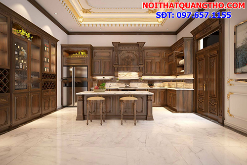 Tủ Bếp Gỗ Sang Trọng Tủ Bếp Gỗ Sang Trọng