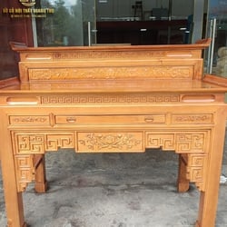 TOP 3 Mẫu Bàn Thờ Gỗ Gõ Đỏ, Gỗ Tràm, Gỗ Mít Đẹp 2026