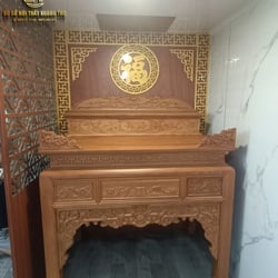 TOP 3 Mẫu Bàn Thờ Gỗ Gõ Đỏ, Gỗ Tràm, Gỗ Mít Đẹp 2026