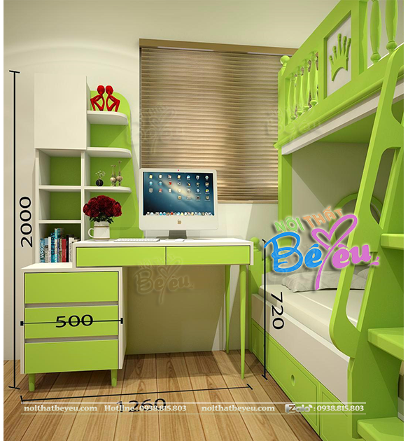 giuong tang tre em kich thuoc ban hoc cua noithatbeyeu 0938815803