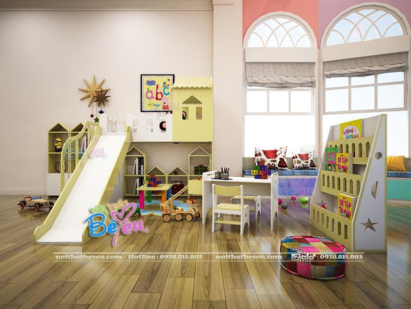 Giuong cau truot mai nha cho be trai be gai tai noithatbeyeu.com lien he 0938815803