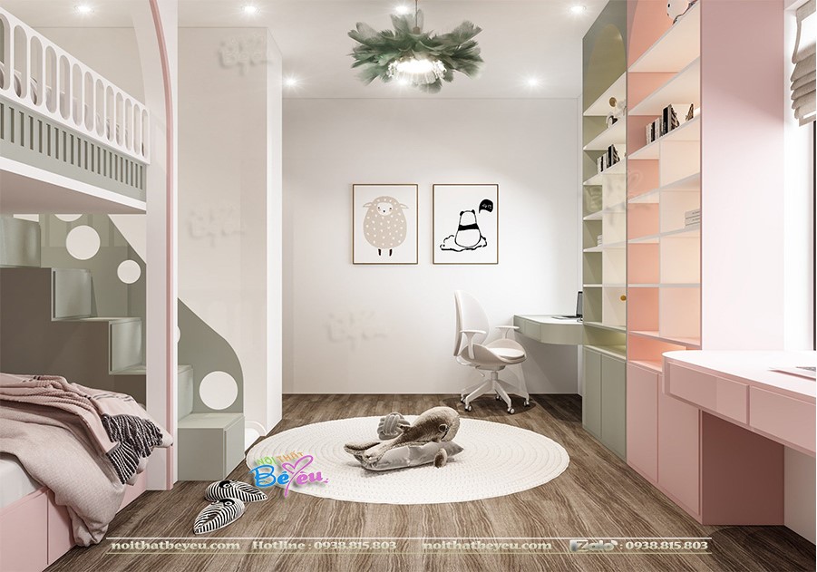 phong ngu chung cho be trai và be gai dep 4