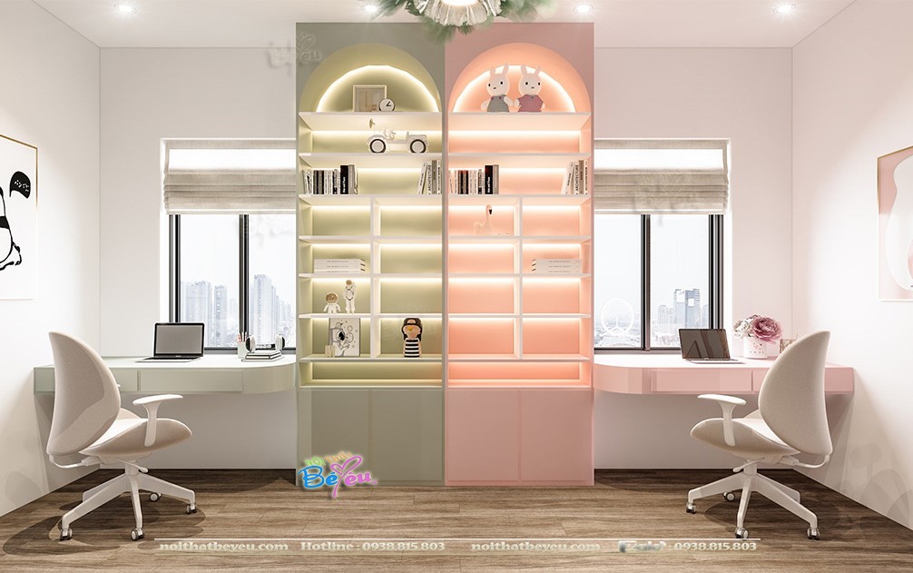 phong ngu chung cho be trai và be gai dep 3