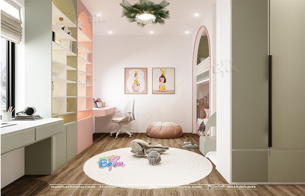 phong ngu chung cho be trai và be gai dep 1