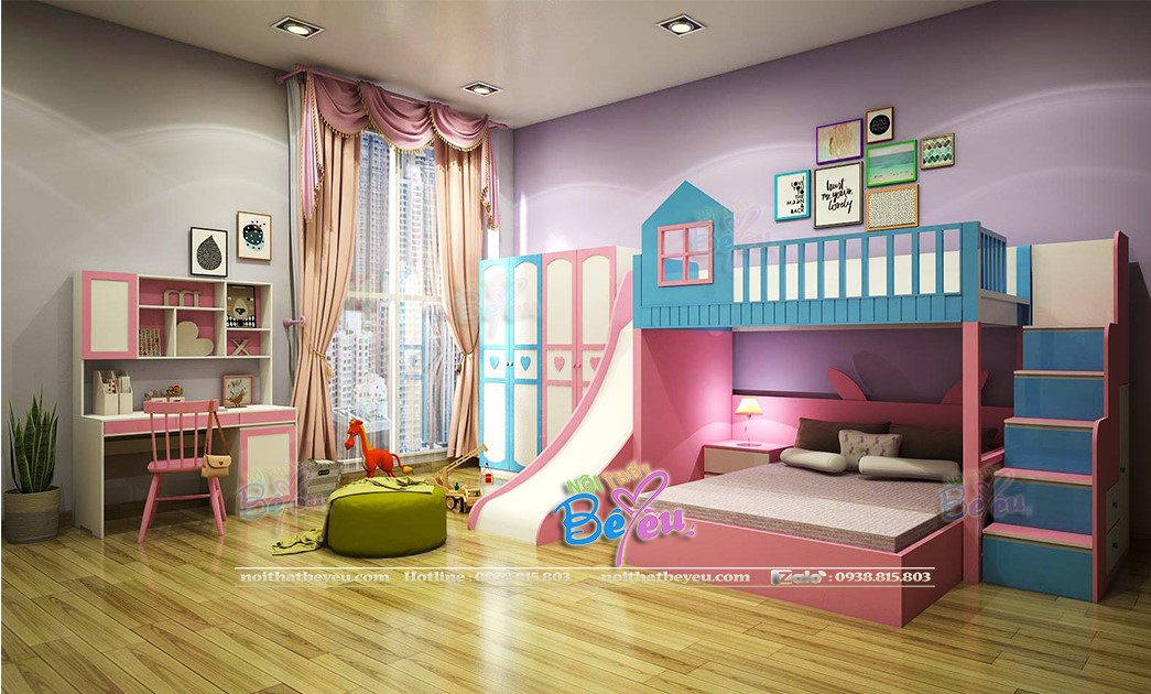 1. phong ngu chung cho be trai be gai. noithatbeyeu.com 0938815803