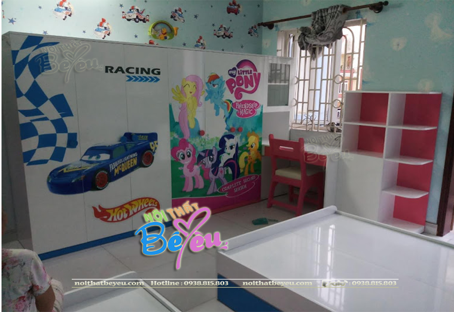 phong ngu chung hai be, be trai be gai noithatbeyeu 3