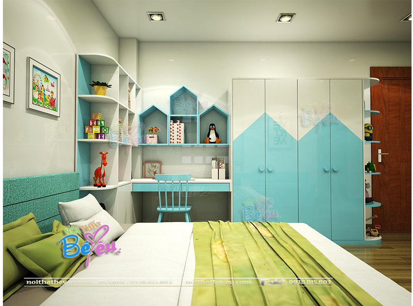 4 Phong ngu be trai dep noi that be yeu 0938815803