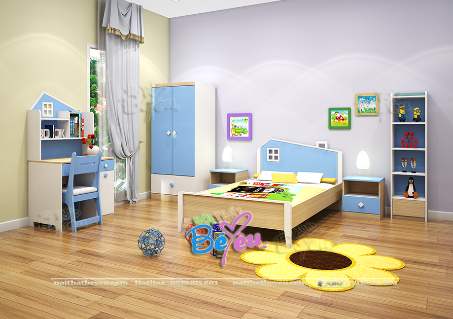 phong ngu nho cho be trai tiet kiem dien tich noithatbeyeu.com 1