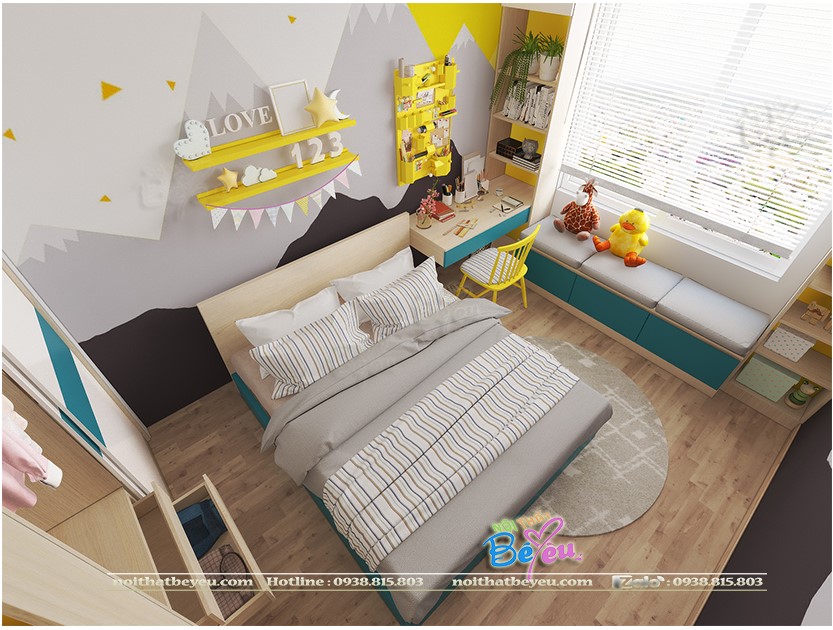 mau thiet ke phog ngu con trai lon dep hien dai 3