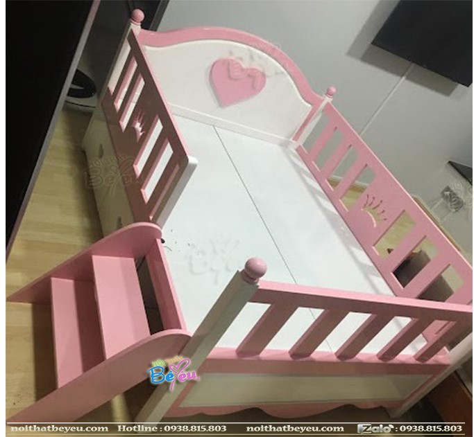 giuong ngu tre em cho be gai nho 3 tuoi