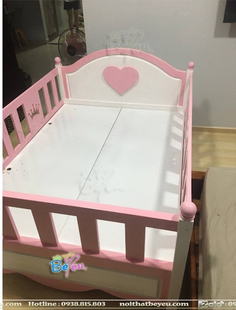 1 giuong ngu tre em cho be gai nho 3 tuoi