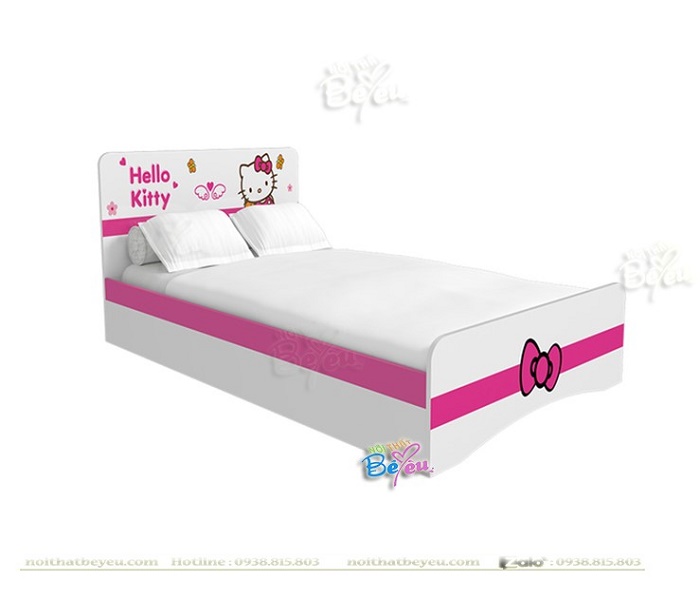 giuong ngu hello kitty cho be gai 1m2; 1m4