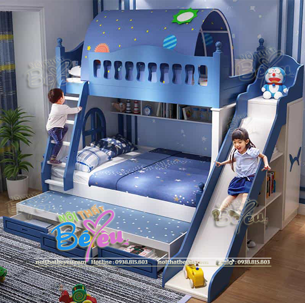 Giuong tang cho be trai co cau truot