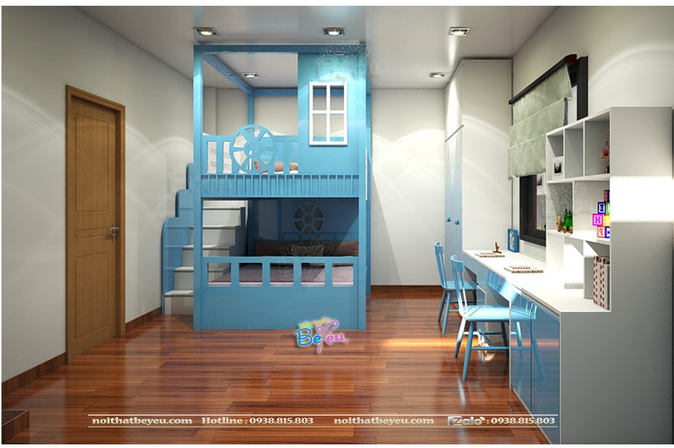 giuong 2 tang tre em cao cap noi that tre em noi that be yeu