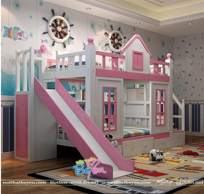 giuong tang tre em ngoi nha cho be trai be gai noi that tre em be yeu 1