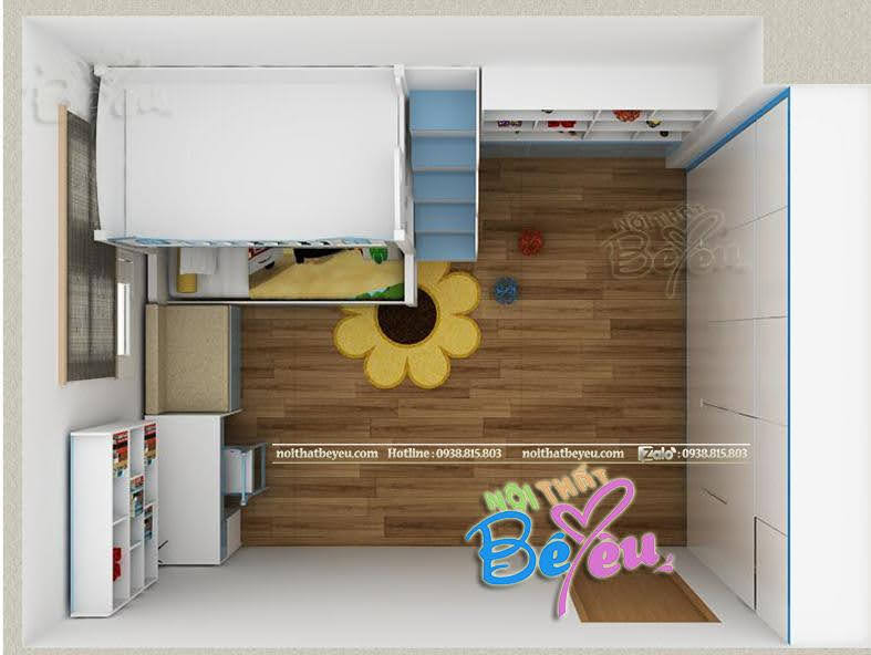 4 giuong tang cho be trai mai nha noithatbeyeu.com 0938.815.803