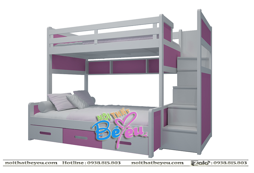 giuong tang tre em go tu nhien soi xoan dao thong cho be trai be gai tai tphcm 4