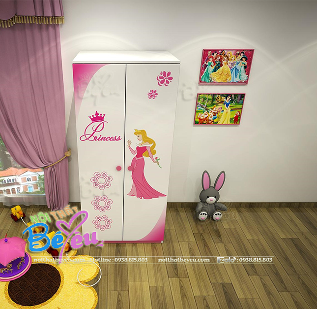 1 tu quan ao tre em nho gon mini xinh xan gia re tai tphcm. noithatbeyeu.com