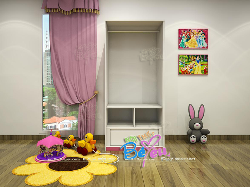 3 tu quan ao tre em nho gon mini xinh xan gia re tai tphcm. noithatbeyeu.com