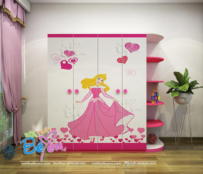 tu ao tre em cong chua cho be gai 3 canh 4 canh noithatbeyeu 5